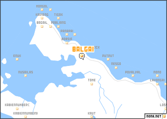 map of Balgai