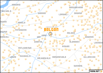 map of Balgan