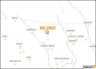 map of Balgauz