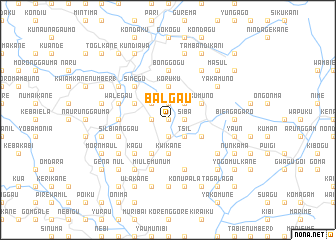 map of Balgau