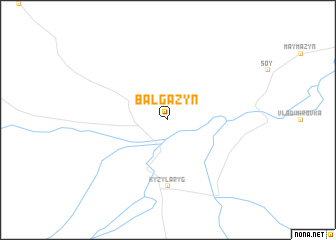 map of Balgazyn