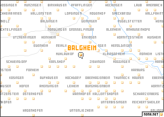 map of Balgheim