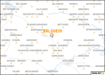 map of Balgheim