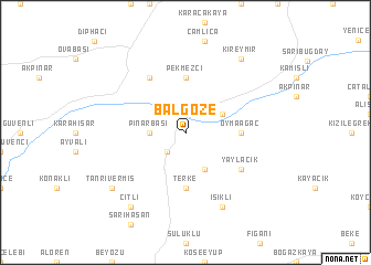 map of Balgöze