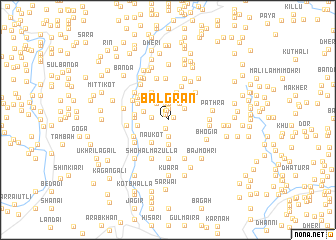 map of Balgrān
