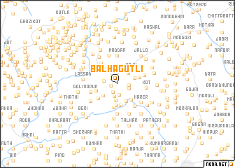 map of Balhag Utli