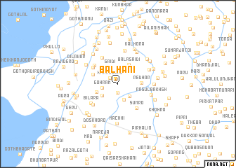 map of Balhāni