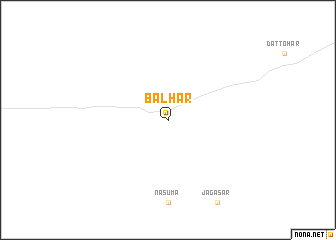 map of Balhar