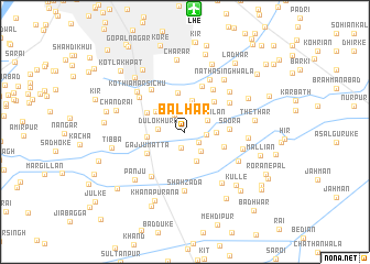 map of Balhar