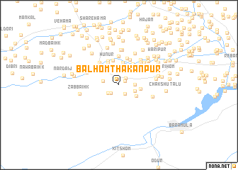 map of Balhom Thakanpur