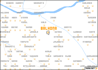 map of Balhona