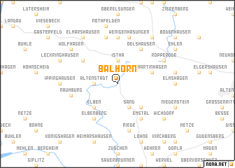 map of Balhorn