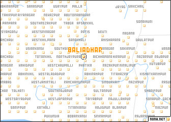 map of Bāliādhar