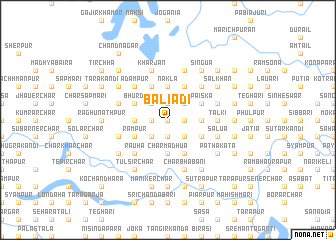 map of Bāliādi