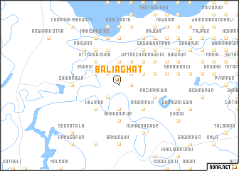map of Baliāghāt