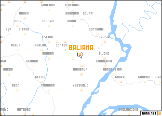 map of Baliama
