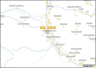 map of Baliāmīn