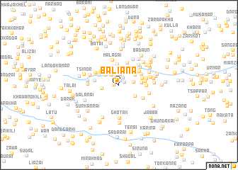 map of Baliāna