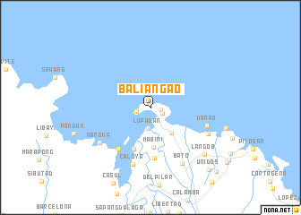 map of Baliangao