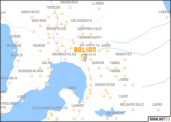 map of Balian