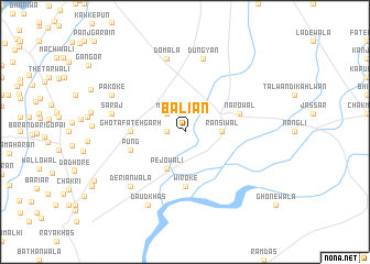 map of Baliān