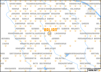 map of Bāliān