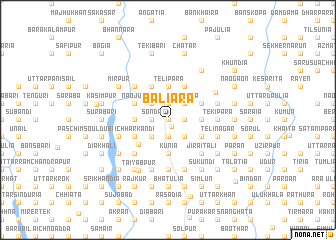 map of Bāliāra