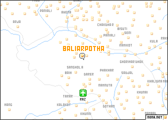 map of Baliār Potha