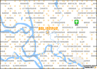 map of Baliārpur