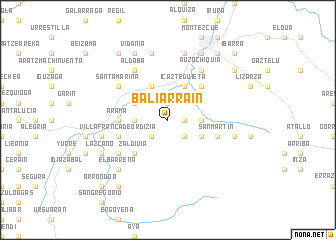 map of Baliarrain