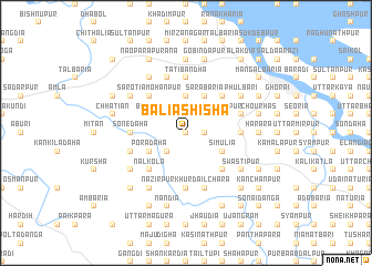 map of Baliāshisha