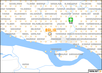 map of Bālia
