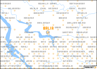 map of Bālia