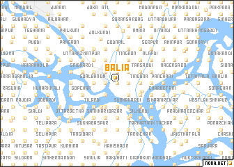 map of Bālia