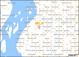 map of Bālia