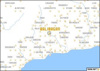 map of Balibagan