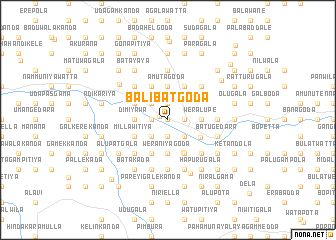 map of Balibatgoda