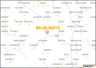 map of Baliblawkyo