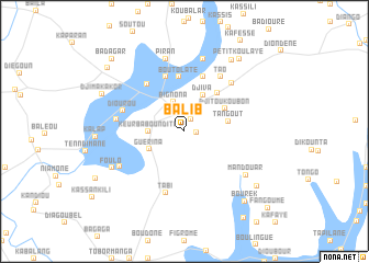 map of Balib