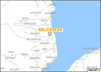 map of Balicaocao