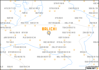 map of Balichi