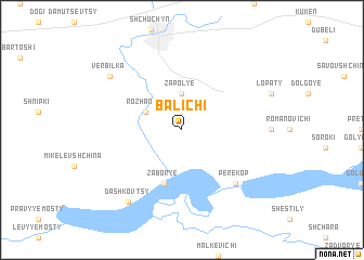 map of Balichi