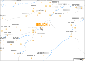 map of Balichi