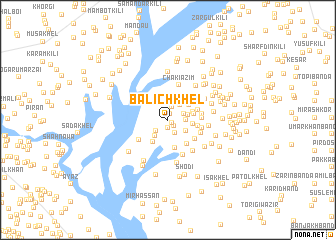 map of Balich Khel