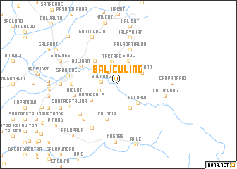 map of Baliculing