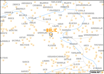 map of Balić