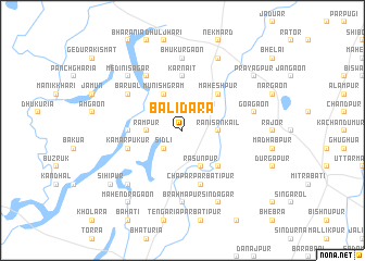 map of Balidāra