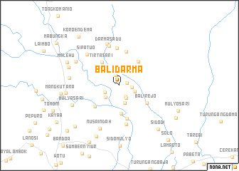 map of Balidarma