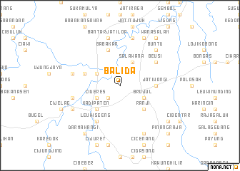 map of Balida