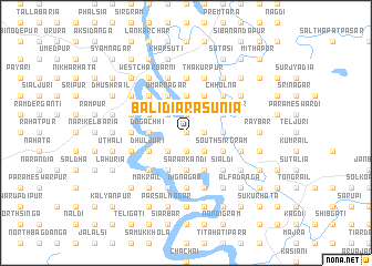 map of Bālidia Rasunia